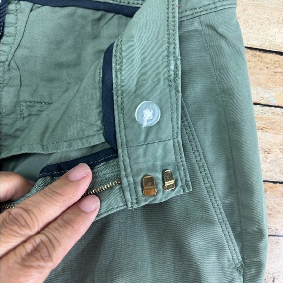 $258 The Script “Matilde” Green Cropped Pants Sz 4 - Picture 9 of 11